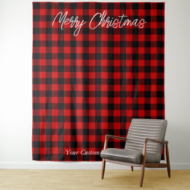 Tenture Buffalo Plaid (En situation)