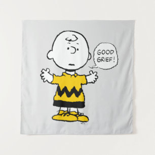 Tenture cacahuètes   Good Grief Charlie Brown