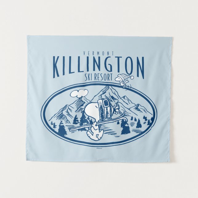 Tenture cacahuètes | Killington Ski Resort Vermont (Devant (Horizontal))