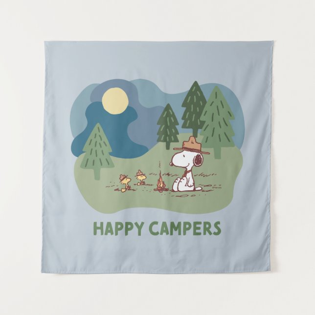 Tenture cacahuètes | Site du camp de Snoopy & Woodstock (Devant)