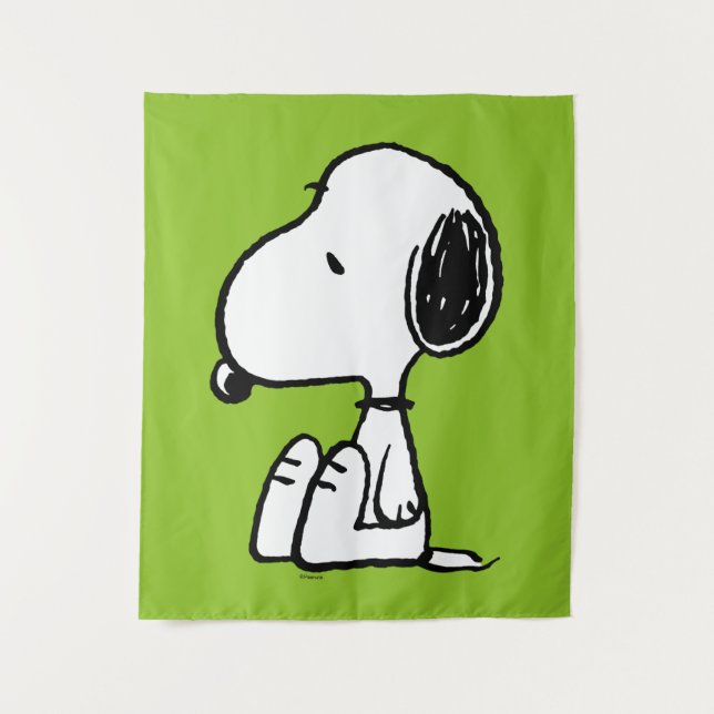 Tenture cacahuètes | Snoopy En Bas (Devant)