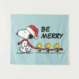 Tenture cacahuètes Snoopy & Friends Winter Scarf
