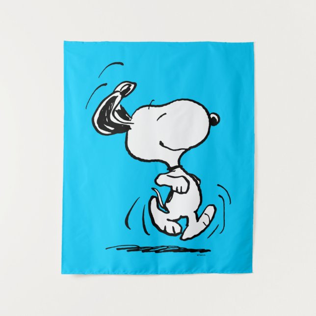 Tenture cacahuètes | Snoopy Happy Dance (Devant)
