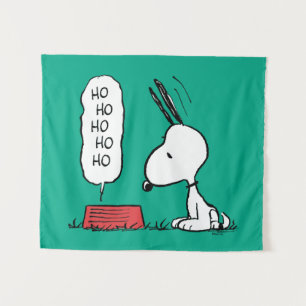 Tenture cacahuètes Snoopy Ho Ho Ho Plat alimentaire