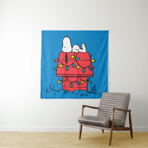 Tenture cacahuètes   Snoopy's Dog House With Lights