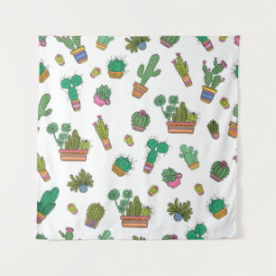 Tenture Cactus vintages : Design Motif sans couture.