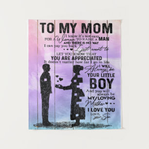 Tenture Cadeau customisé Pour La Famille, Mignonne Présent
