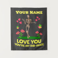 Cadeau d'amour squelette Rib Mate personnalisé got