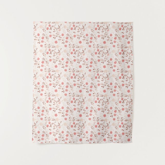 Tenture Cadeau d'anniversaire | Rose rose (Devant)