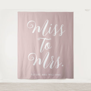 Tenture Cadeau de bapteme de mariage moderne pour Mme Bann