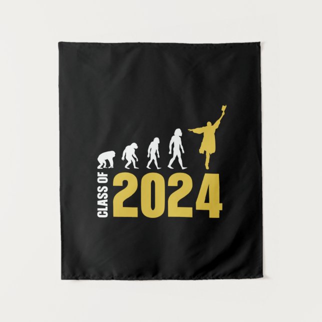 Tenture Cadeau de fin d'études | Promotion 2024 (Devant)