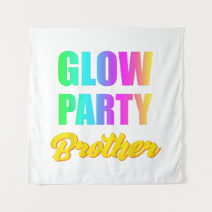 Tenture Cadeau de fraternité Glow Party Rétro 80s Annivers
