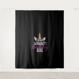 Tenture Cadeau de maman pour la fille de la fête d'anniver