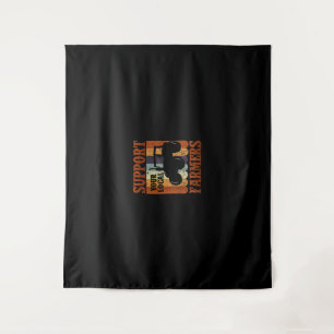 Tenture Cadeau drôle agriculteur ferme de poulets élevage
