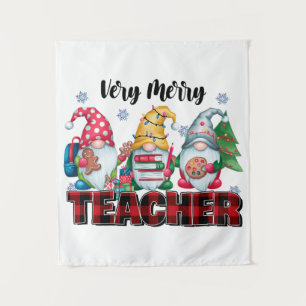 Tenture Cadeau pour Enseignant Enseignant Très Joyeux