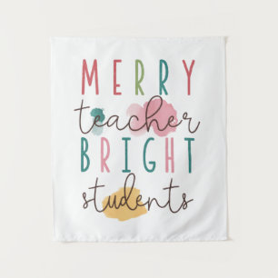 Tenture Cadeau pour Enseignant Joyeux Enseignant Élèves