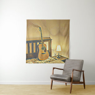 Tenture Cadeau pour joueur de guitare acoustique