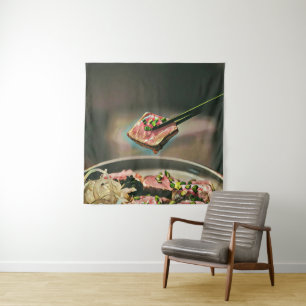 Tenture cadeau sushi cool