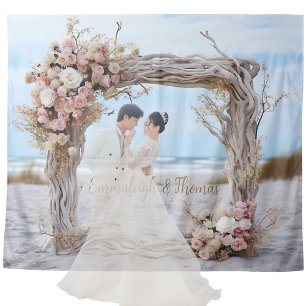 Tenture Cadre Carré Whimsical Driftwood Romance
