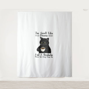 Tenture Café En Chat Noir Vous Sentez Comme Un Drame Et Un