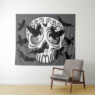 Tenture Calaveras décoratives Halloween