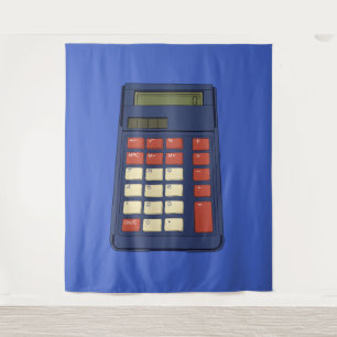 Tenture Calculatrice des années 80 90 Math School Nostalgi