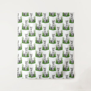 Tenture Camel llama Alpaca Design Motif