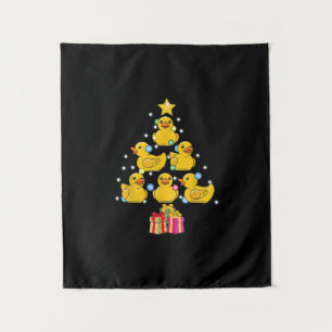 Tenture Canard en caoutchouc Noël Arbre canard canard Noël