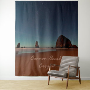 Tenture Cannon Beach Oregon Haystack Rock