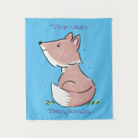 Caricature pour bébé renard