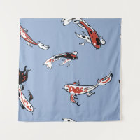 carpe de poisson motif koi koi carp