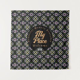 Tenture Carreau de géométrie