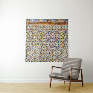 Tenture Carreaux espagnols #2 #travel #motif #wall #art