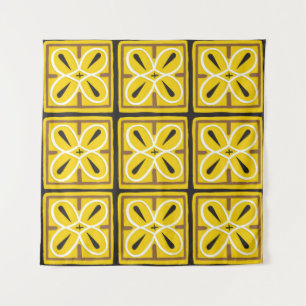 Tenture Carreaux ornementaux vintages Design Motif