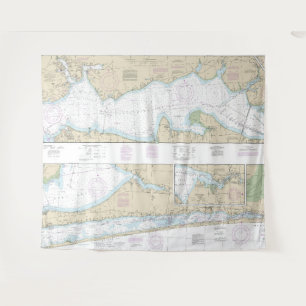 Tenture Carte marine West Bay à Père Noël Rosa 11385
