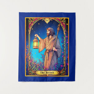 Tenture Carte Tarot Art Nouveau, Hermite