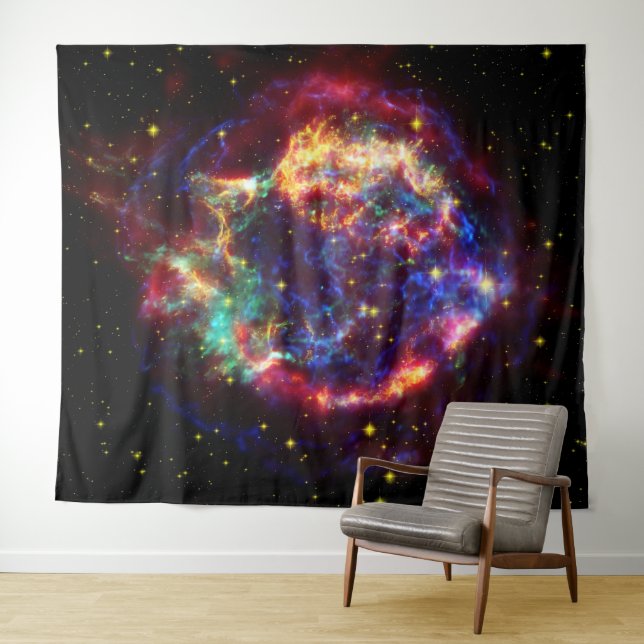 Tenture Cassiopeia Galaxy Remnant Supernova (En situation (horizontale))
