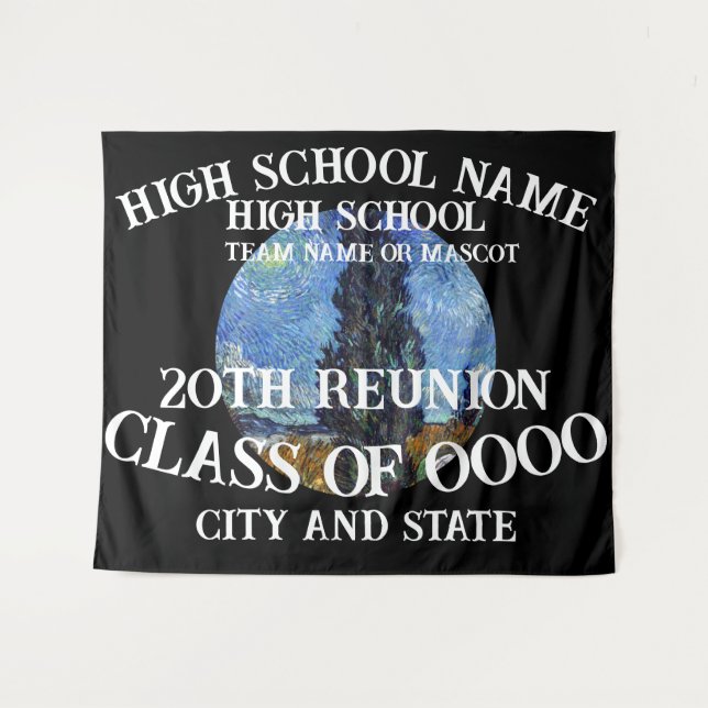 Tenture Célébration Classe Grad Retrait 2024 Bateau de cro (Devant (Horizontal))