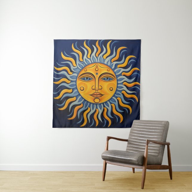 Tenture Célestial Sun (En situation)