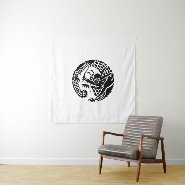 Tenture Cercle du dragon de la secte Nichiren (En situation)