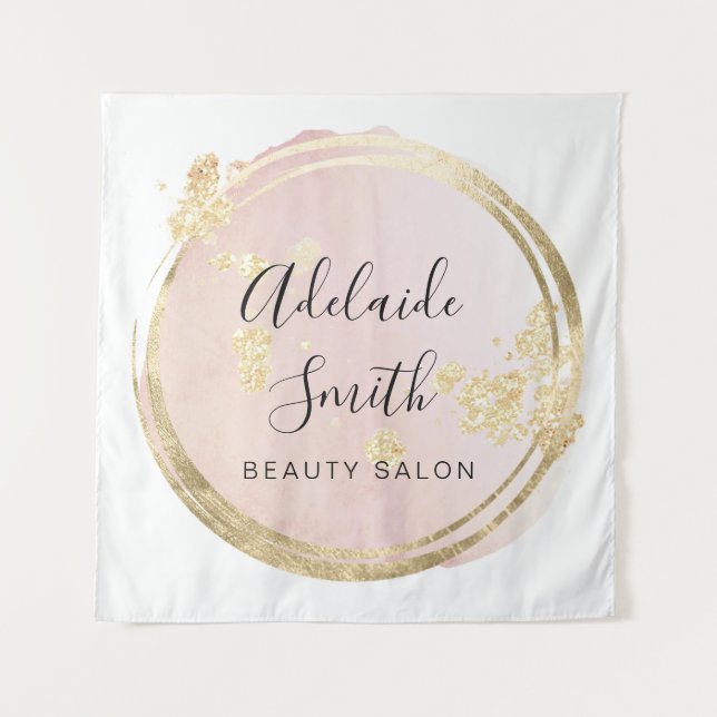 Tenture cercle rose (Devant)