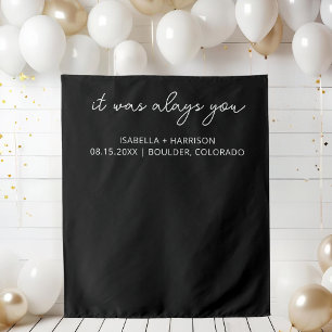 Tenture Cérémonie de mariage personnalisée Mariage bohème 
