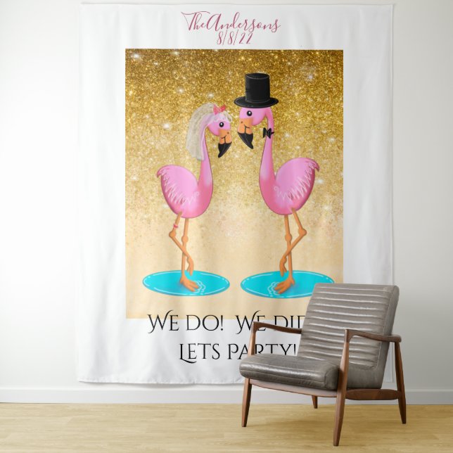 Tenture C'est vrai ! Nous l'avons fait ! Faisons la fête.  (En situation)