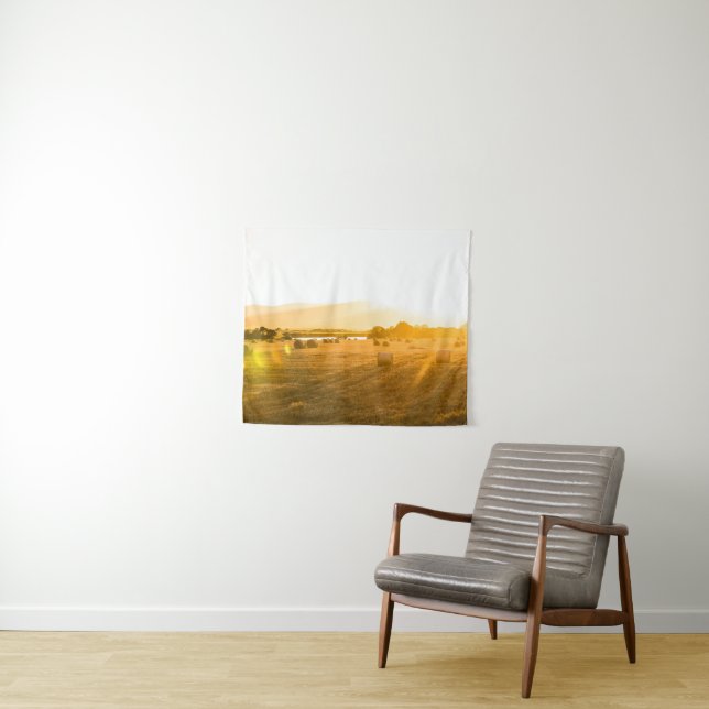Tenture Champ de blé | Dornoch, Ecosse du nord, R-U (En situation (horizontale))