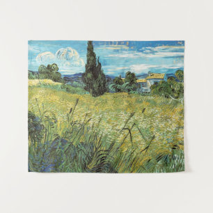 Tenture Champ de blé vert Vincent van Gogh