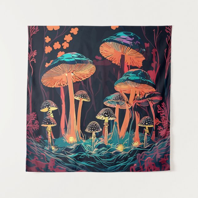 Tenture Champignons (Devant)