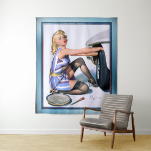 Tenture Changement rapide par Gil Elvgren