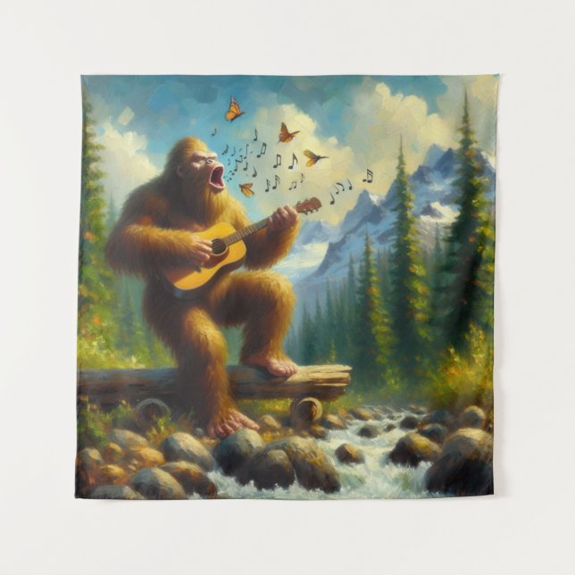 Tenture Chant Bigfoot (Devant)