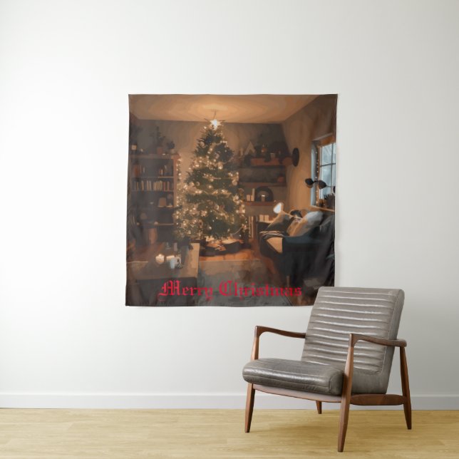 Tenture Charme de Yuletide (En situation)