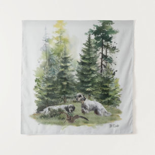 Tenture Chasse à la bécasse, Chasse à la bécasse, Art